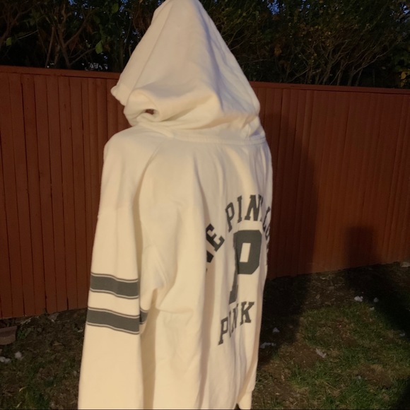 Revised***Pink Victoria’s Secret Hoodie - Picture 5 of 12